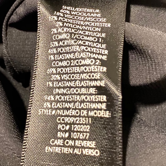 NWT ALICE + OLIVIA Clyde Pattern Mix Wool Blend Shift Mini Dress Sz 8 - Picture 11 of 11